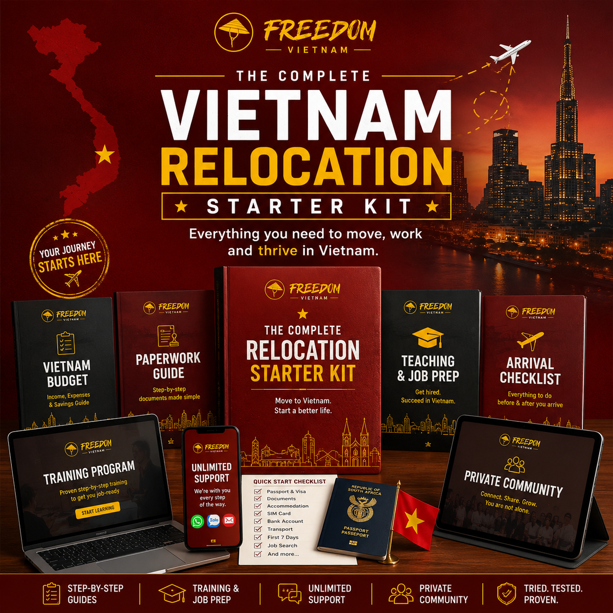 COMPLETE RELOCATION STARTER KIT