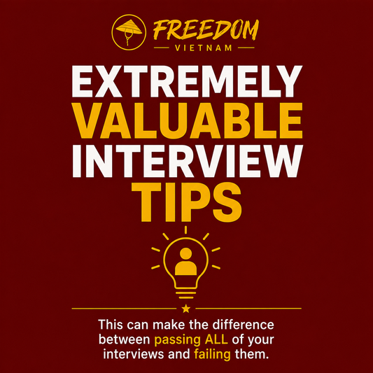 EXTREMELY VALUABLE INTERVIEW TIPS
