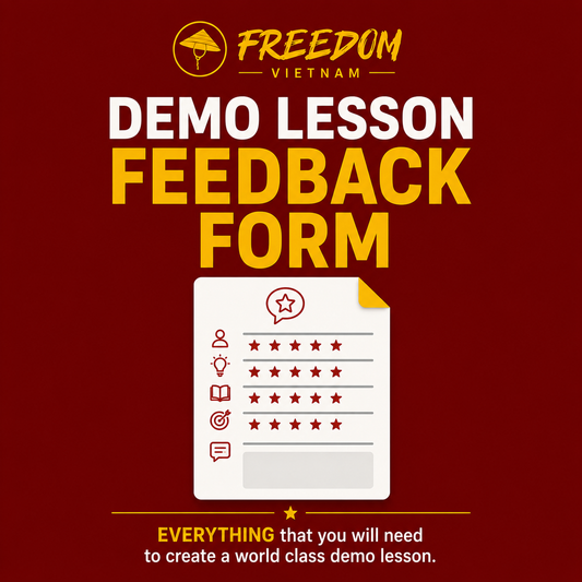 DEMO LESSON FEEDBACK FORM